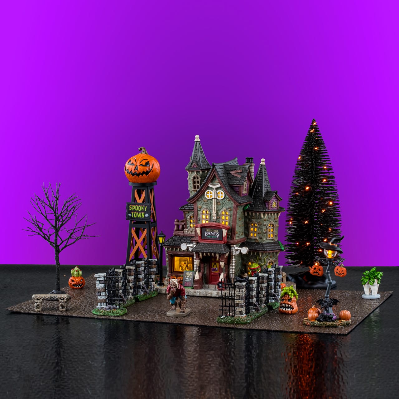 lemax-frightful-fangs-dentistry-set-spooky-town-komplettset image 1