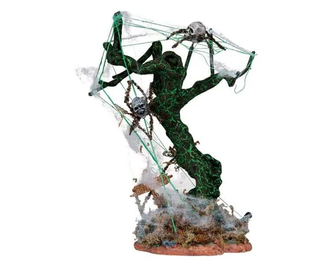 lemax-skull-spider-tree-spooky-town-gruselbaum image 1