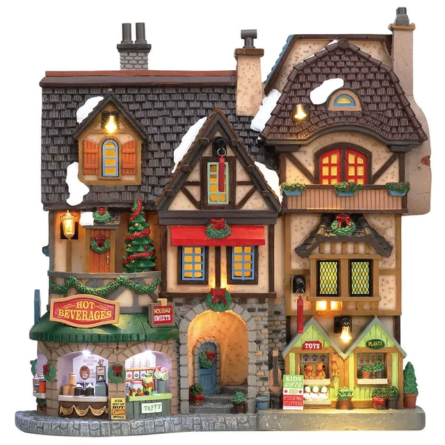 lemax-river-moors-christmas-street-festival-beleuchtetes-weihnachtsmarkt-diorama image 1