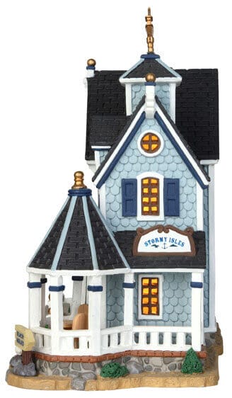 lemax-stormy-isles-bed-breakfast-dorfhaus-beleuchtet image 3