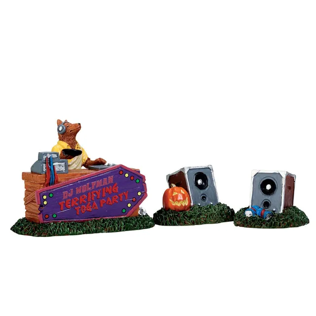 lemax-dj-wolfman-set-of-3-spooky-town-figurenset image 1