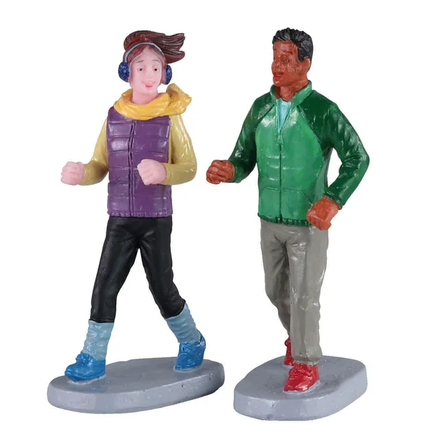 lemax-autumn-jog-jogger-paar-herbstfigur image 1