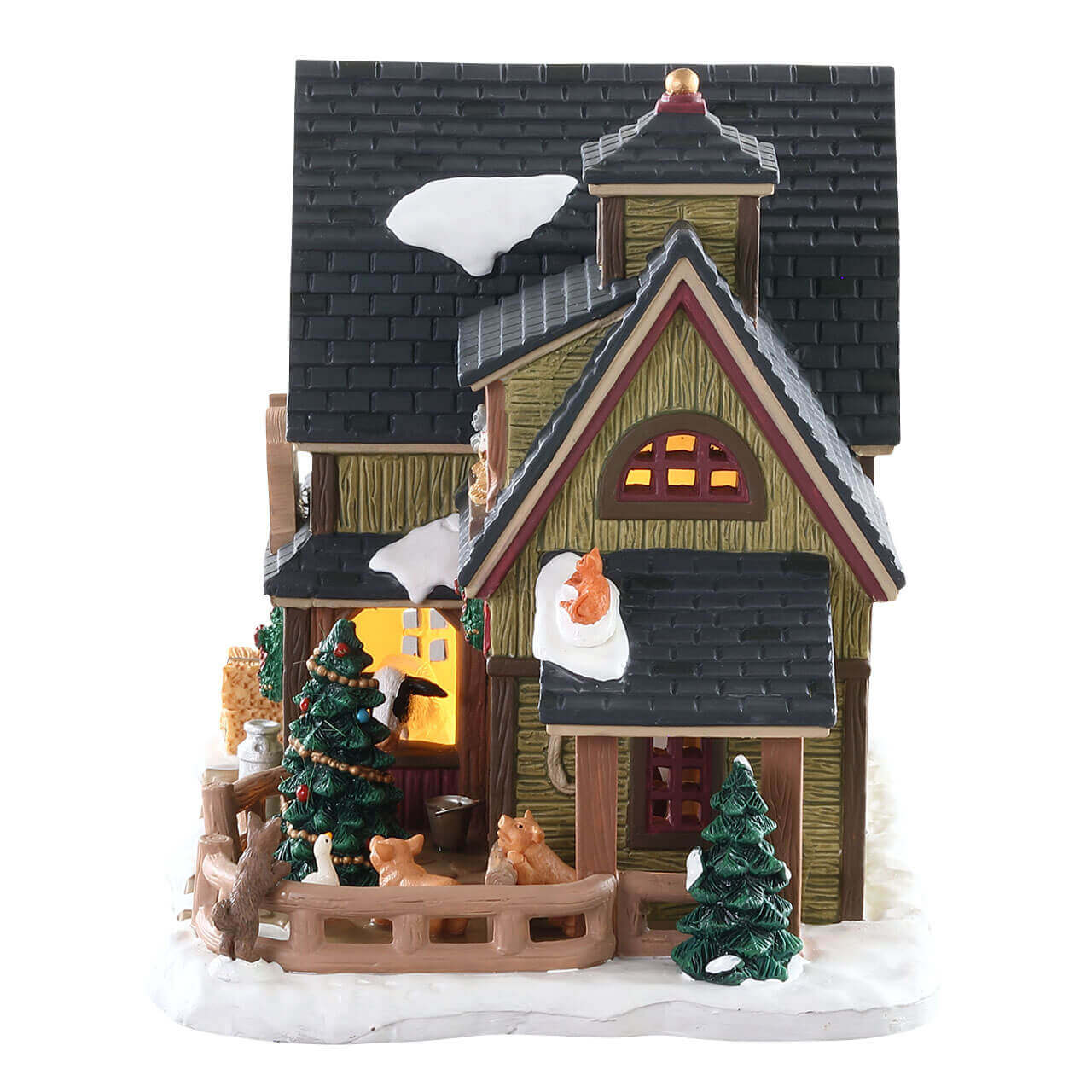 lemax-silent-night-stable-miniatur-krippe-stall image 2