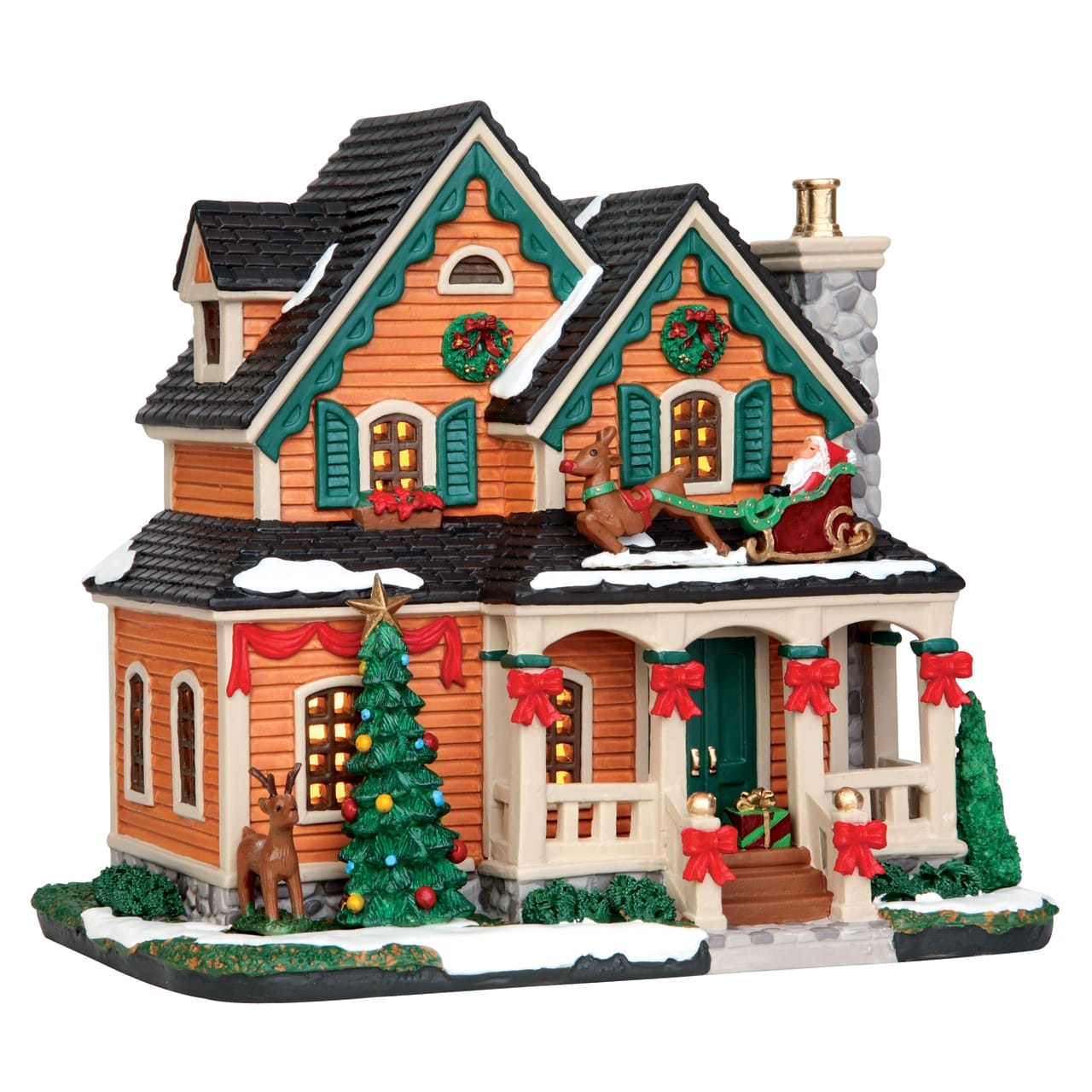 lemax-christmas-cottage-coventry-cove-beleuchtetes-miniaturhaus image 1