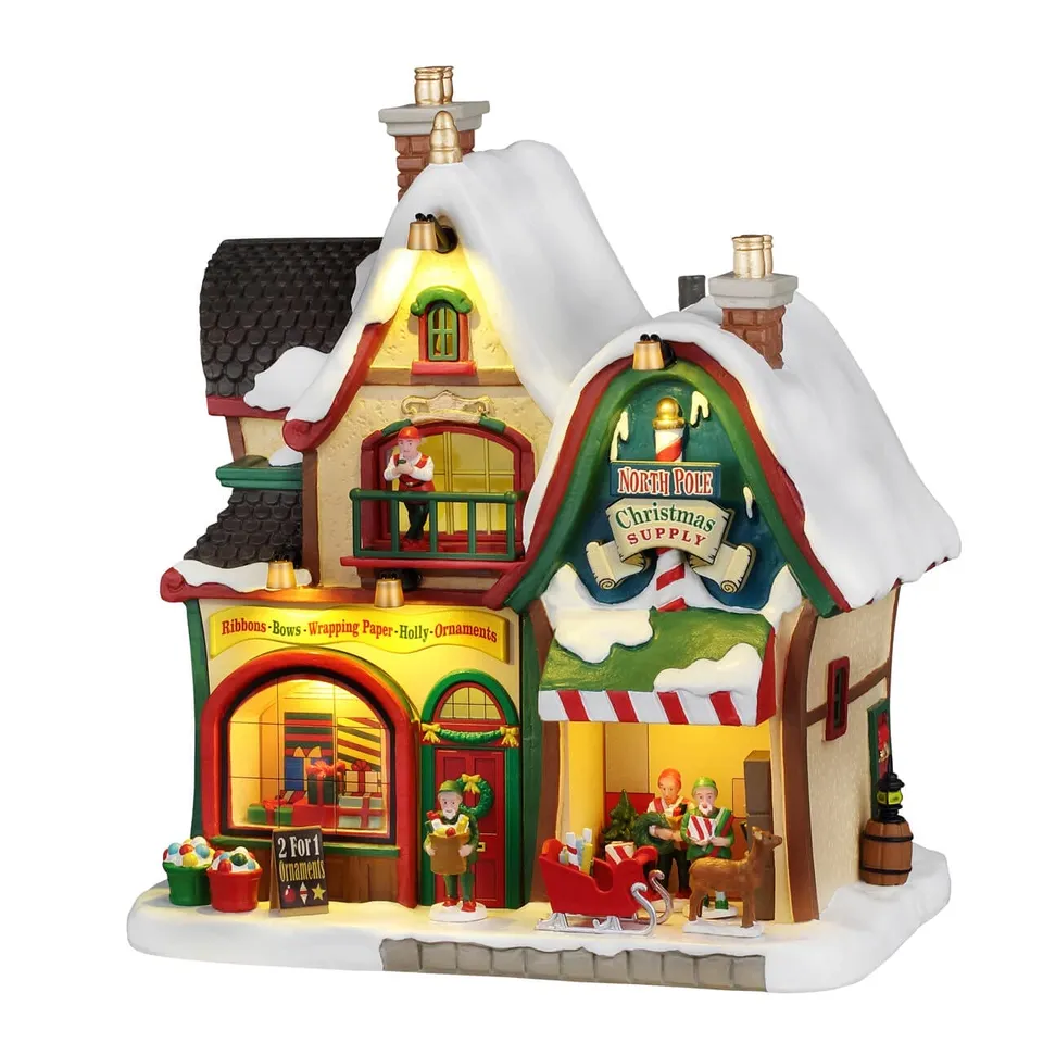 lemax-north-pole-christmas-supply-beleuchtetes-geb-ude-santa-s-wonderland image 1