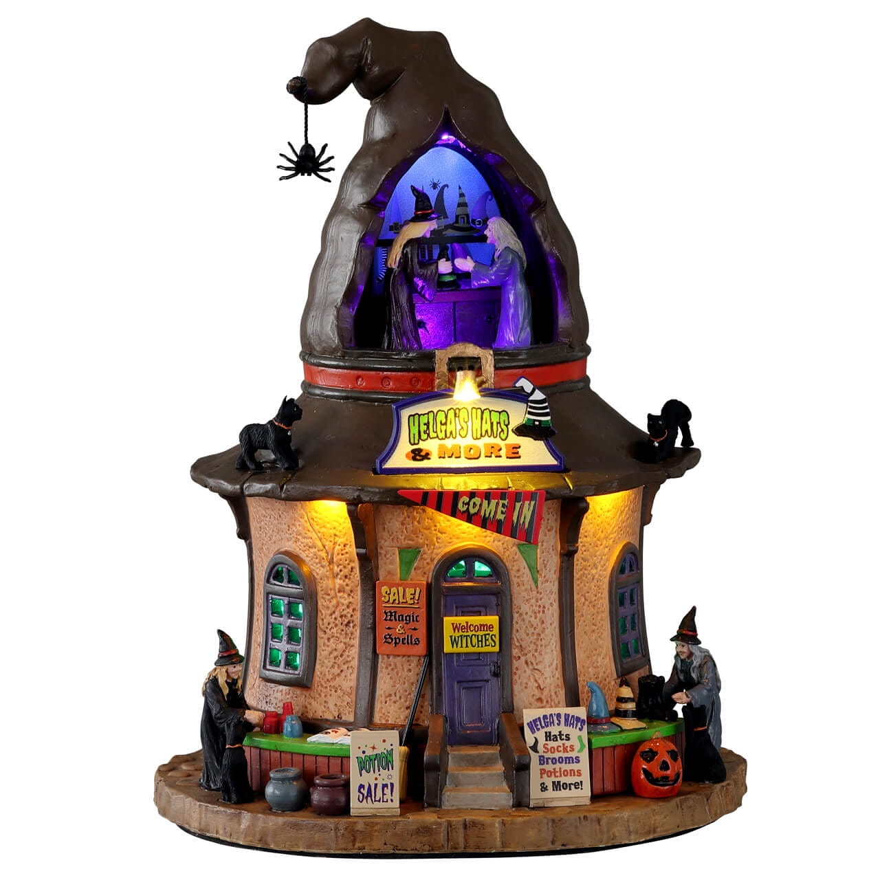 lemax-helga-s-hats-hexenhut-laden-aus-spooky-town image 1