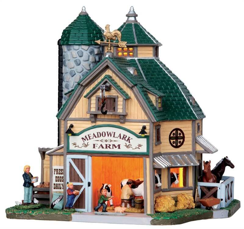 lemax-meadowlark-farm-beleuchtete-miniatur-farm-f-r-die-weihnachtsstadt image 1