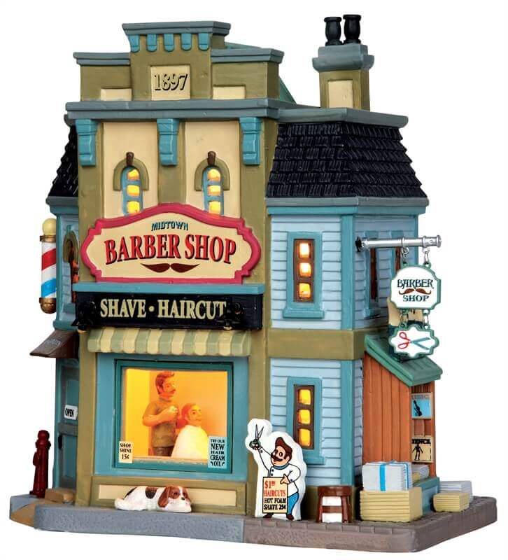 lemax-midtown-barber-shop-miniaturhaus image 1