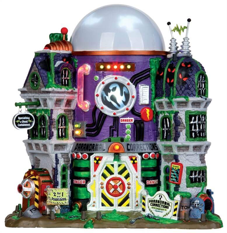 lemax-ghost-containment-building-spooky-town-gro-geb-ude image 1