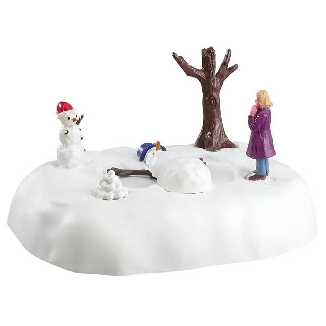 lemax-snowman-angel-bewegliche-miniaturfigur image 1