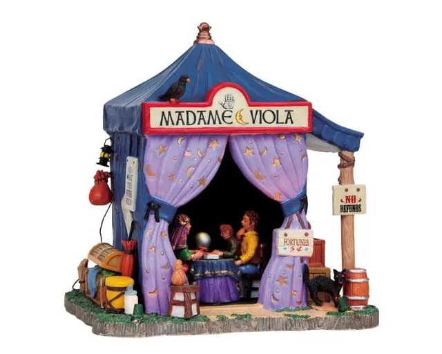 lemax-madame-viola-s-tent-zelt-miniatur-f-r-jahrmarkt-dorf image 1
