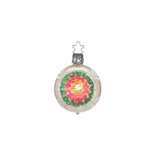 inge-glas-blumenreflex-christbaumkugel-5-5-cm-gold-gr-n-pink image 1