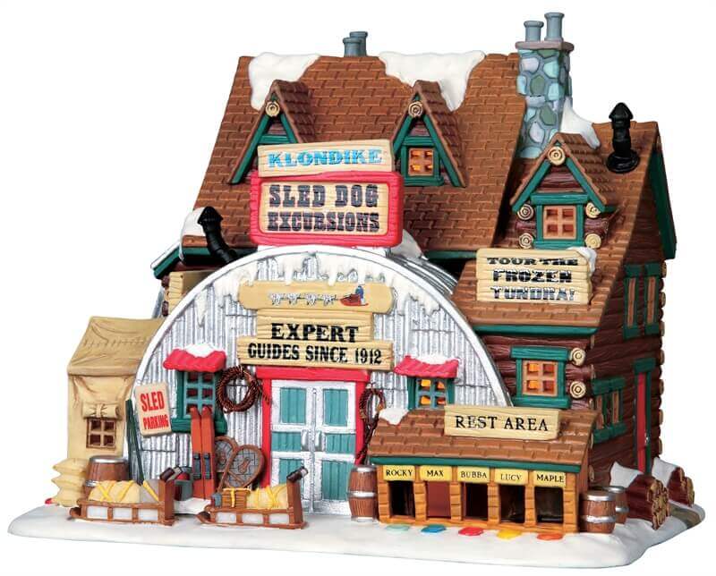 lemax-klondike-sled-dog-excursions-miniatur-szene image 1