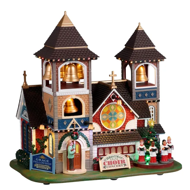 lemax-christmas-chimes-church-miniatur-kirche image 1