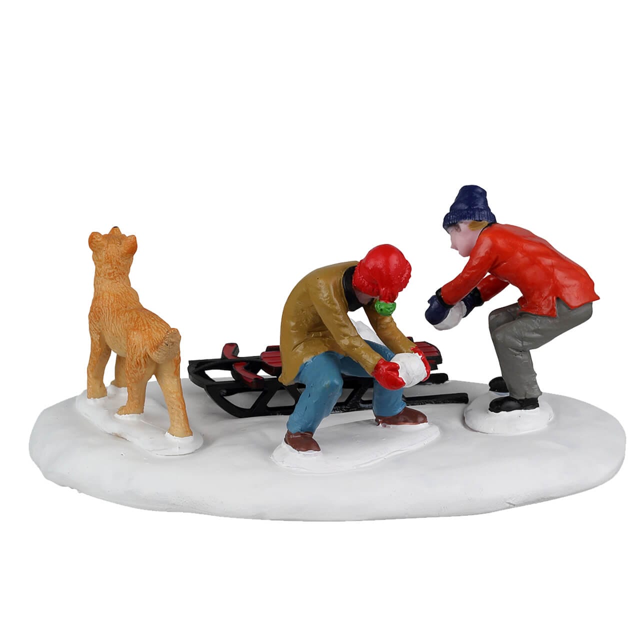 lemax-snowy-ammo-operation-schneeballschlacht-figur-vail-village image 4