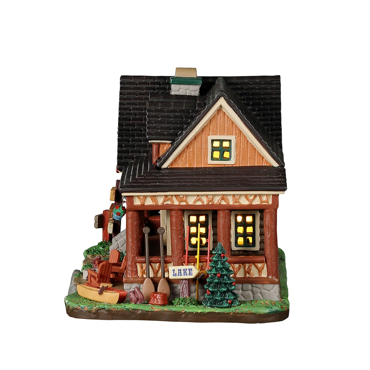lemax-elk-lake-lodge-vail-village-blockhaus-miniaturhaus image 3