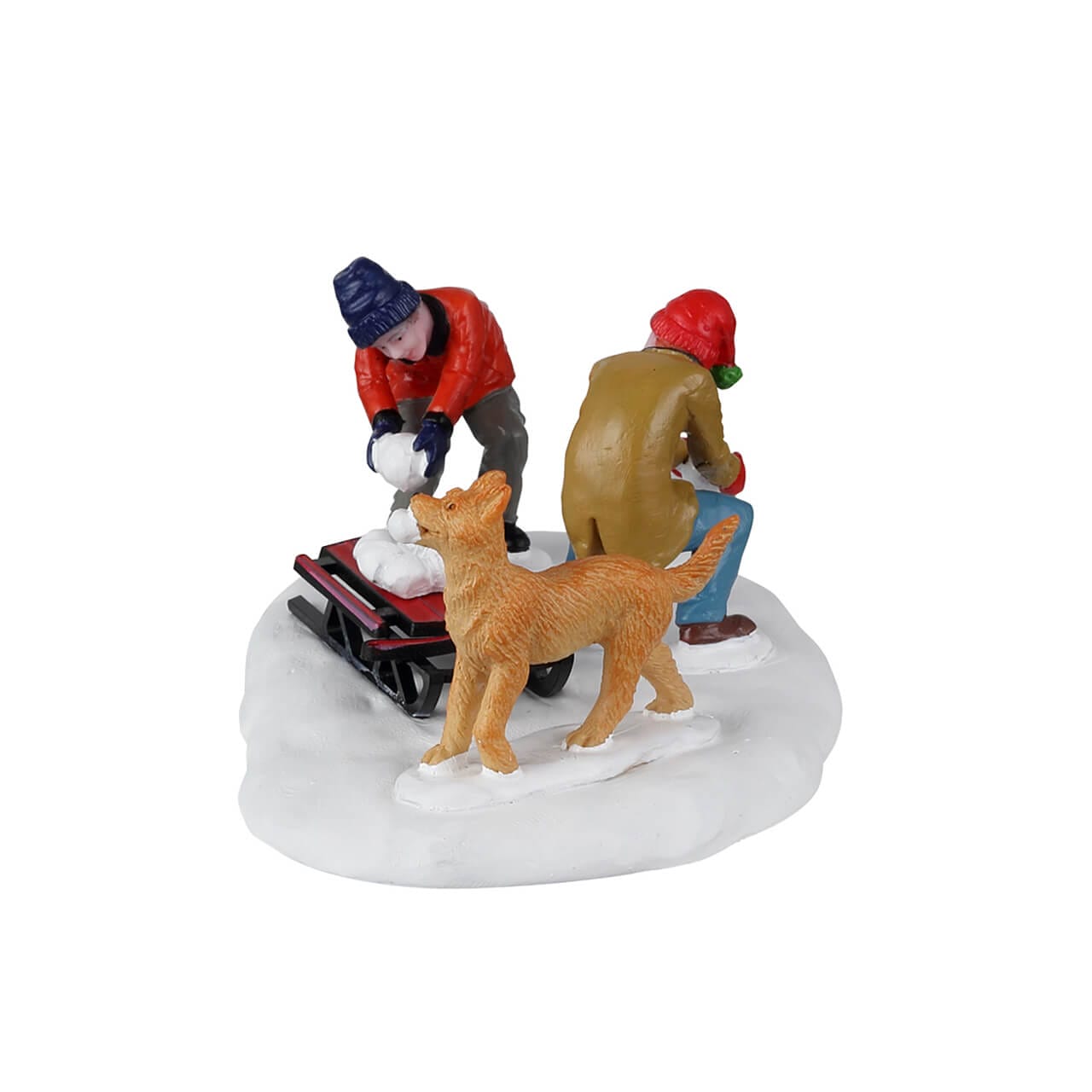 lemax-snowy-ammo-operation-schneeballschlacht-figur-vail-village image 3