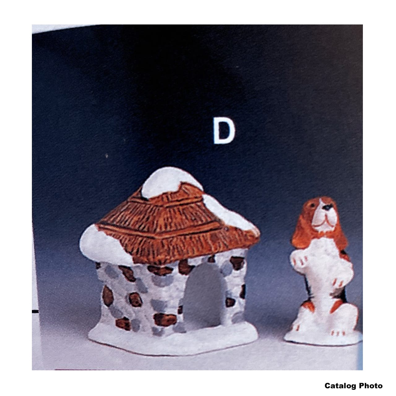 lemax-dog-house-begging-beagle-miniatur-hundeszene image 1