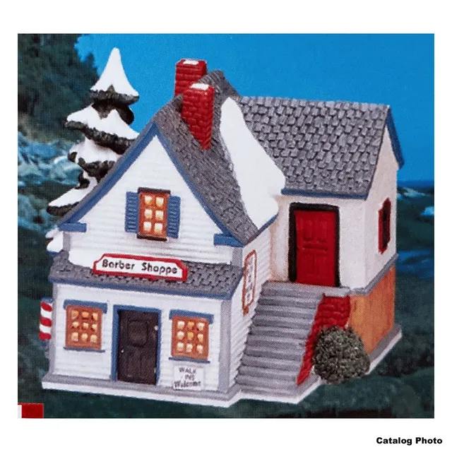 lemax-barber-shoppe-weihnachtsdorf-laden image 1