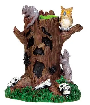 lemax-spooky-tree-stump-gruseliger-baumstumpf-f-r-halloween-d-rfer image 1