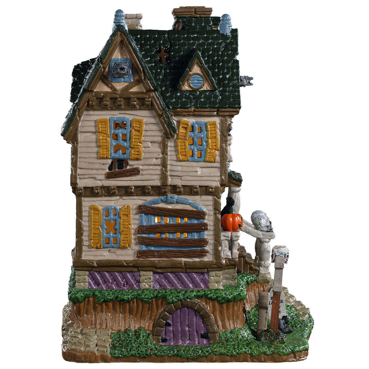lemax-the-haunted-knoll-spooky-town-gruselhaus image 3