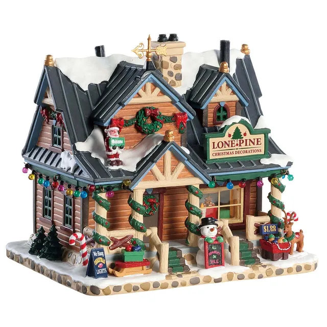 lemax-lone-pine-christmas-decorations-weihnachtsdeko-set-miniatur image 1