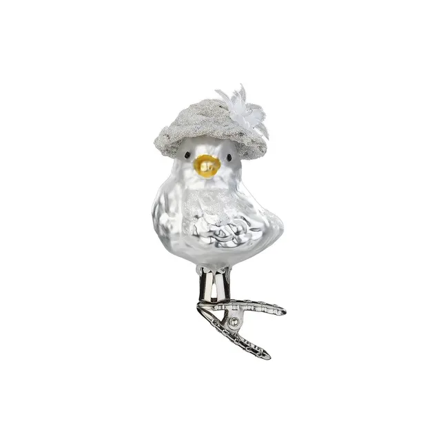 inge-glas-vogel-braut-vogelpaar-anh-nger-6-5-cm-wei image 1