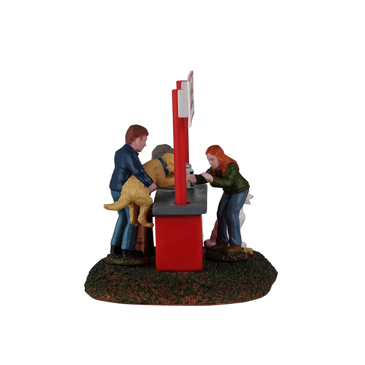lemax-puppy-kissing-booth-general-products-miniatur-haus image 2