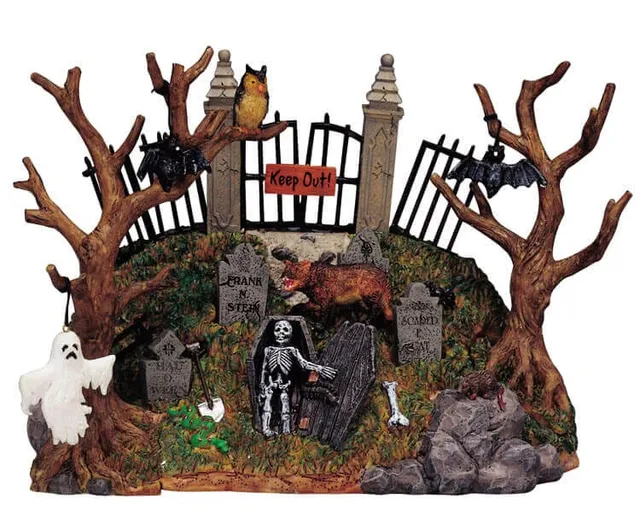 lemax-spooky-knoll-miniaturhaus-halloween image 1