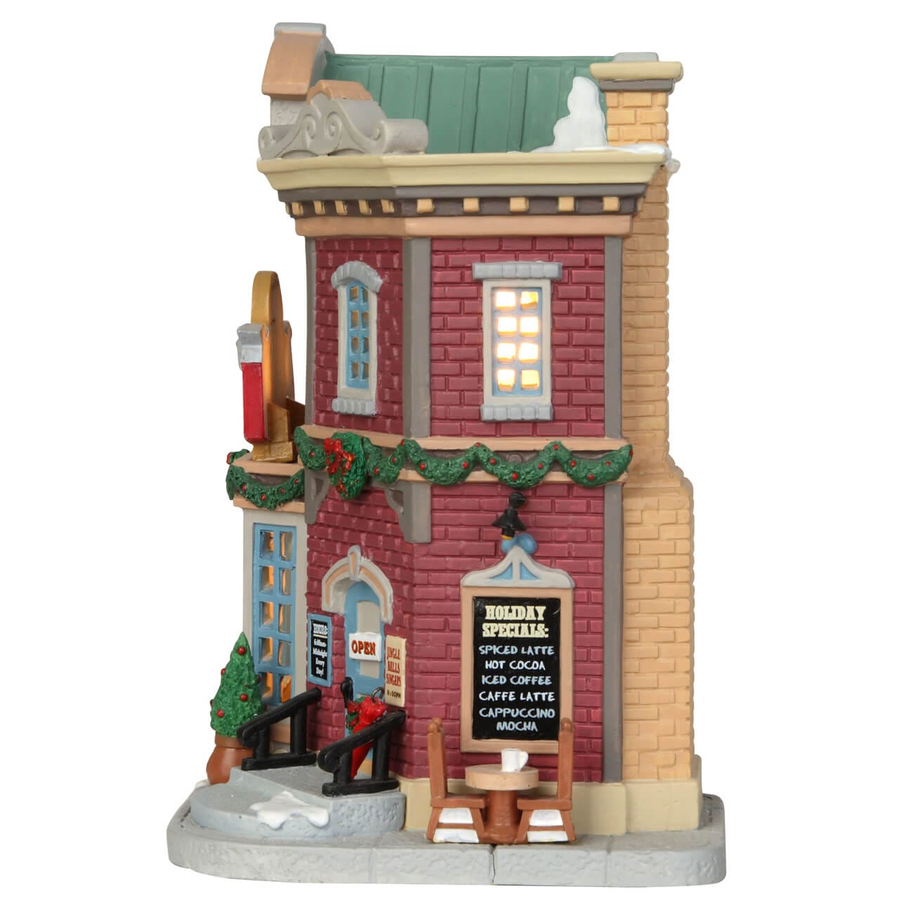 lemax-the-corner-coffee-shop-miniaturhaus-beleuchtet image 3