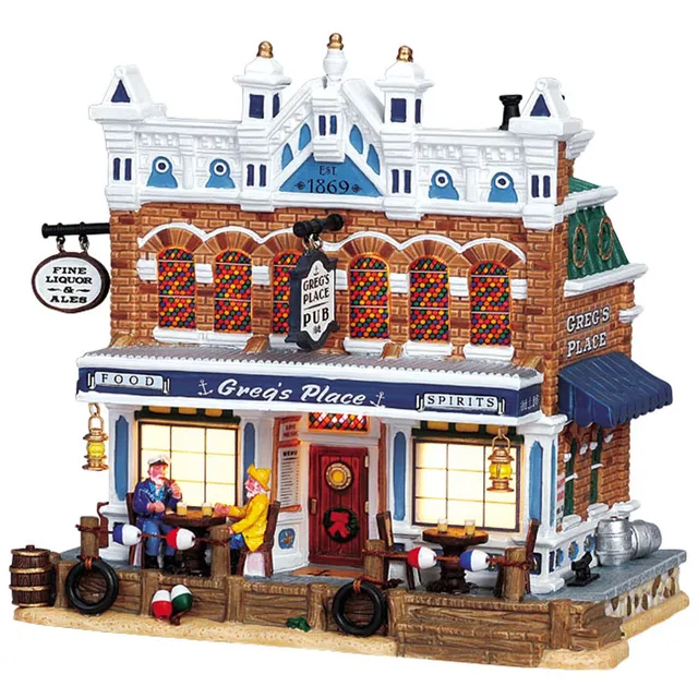 lemax-greg-s-place-pub-enchanted-forest-haus image 1