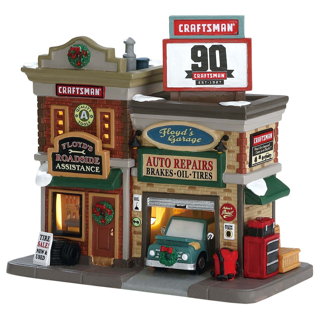 lemax-floyd-s-garage-miniatur-geb-ude image 1