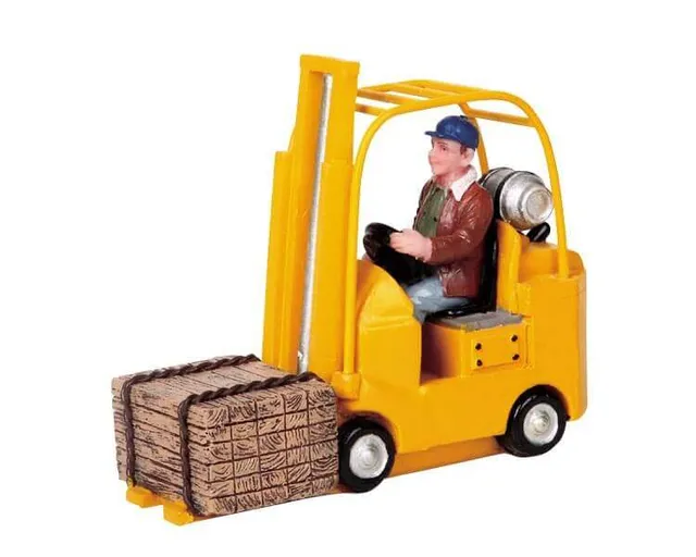 lemax-forklift-gabelstapler-miniaturfigur image 1
