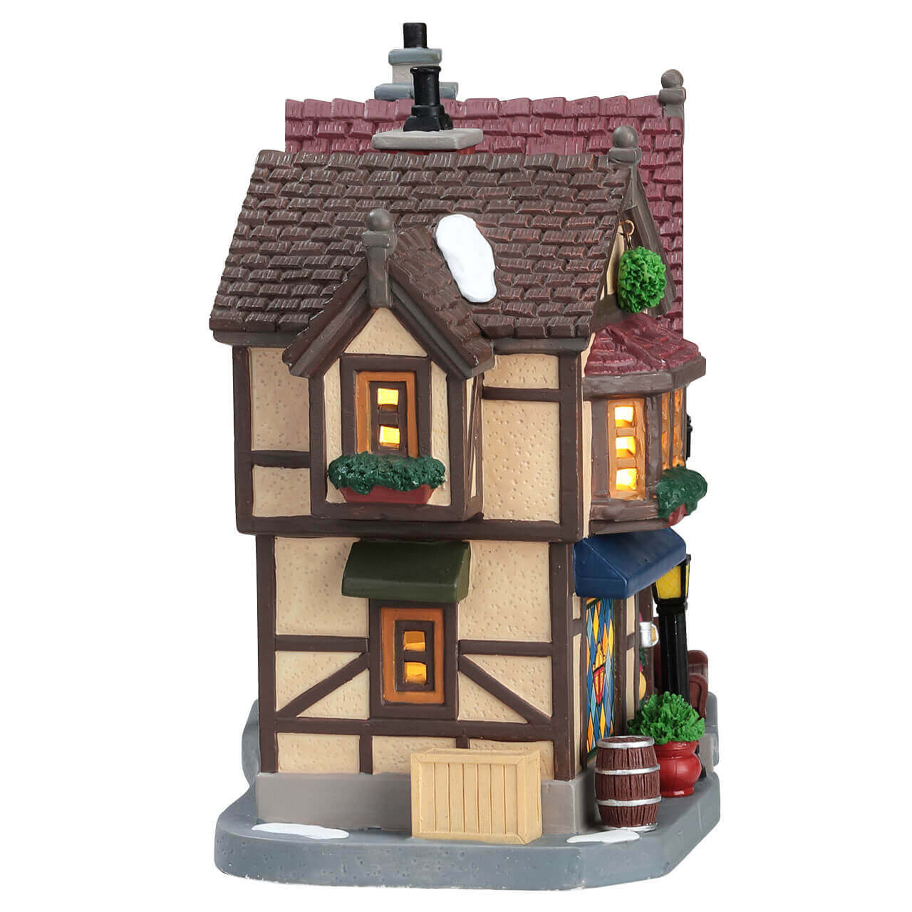 lemax-the-golden-hare-tavern-beleuchtetes-miniaturhaus-taverne image 3