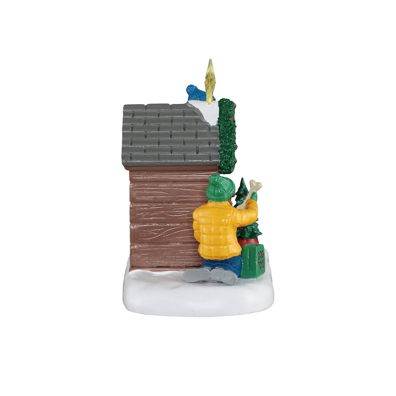 lemax-doghouse-christmas-miniatur-figur-hundeh-tte-mit-hund-mutter-und-kind image 2