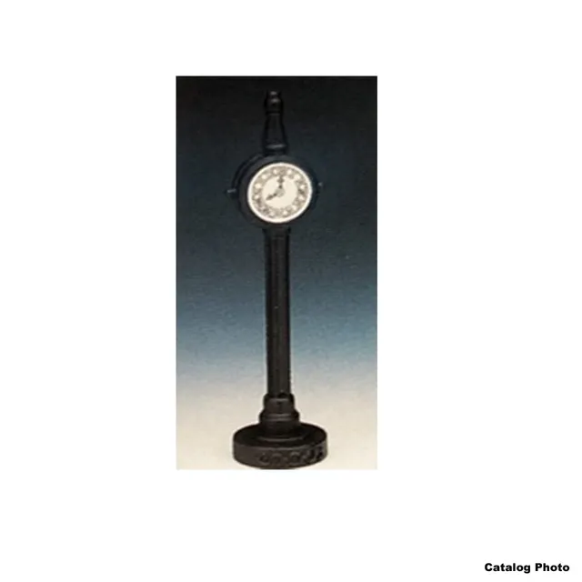 lemax-metal-clock-stand-miniatur-zubeh-r-holidays-seasons image 1