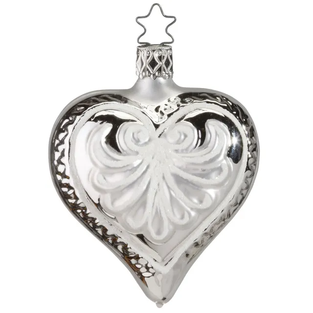inge-glas-herz-ornament-klassisch-silber-8-cm image 1