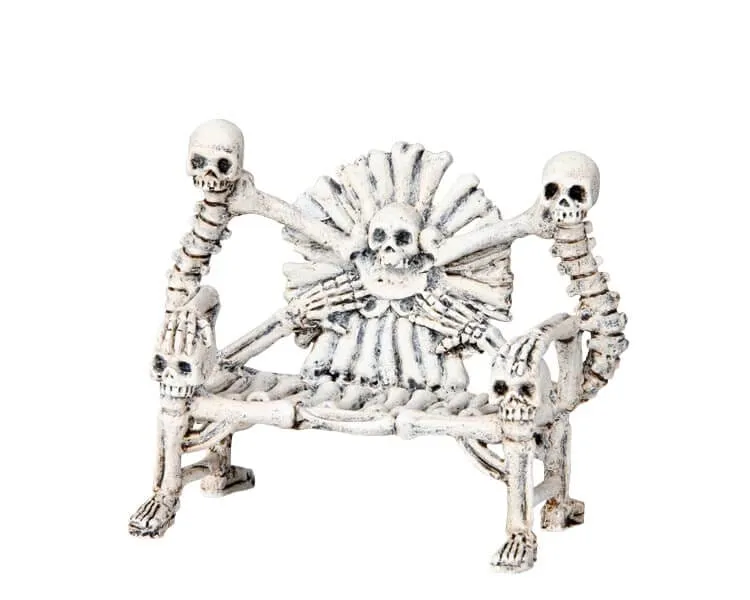 lemax-bone-bench-spooky-town-miniaturfigur image 1