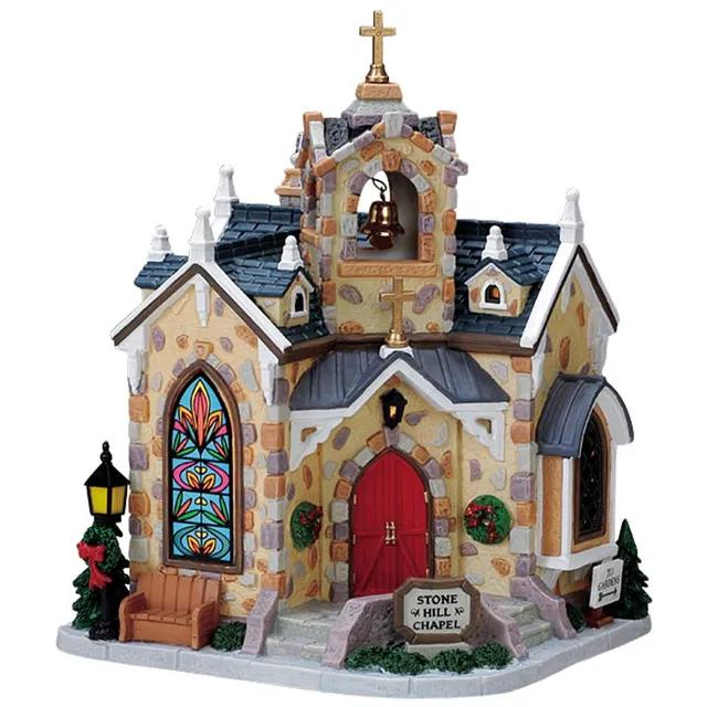 lemax-stone-hill-chapel-miniaturkapelle-holidays-seasons image 1