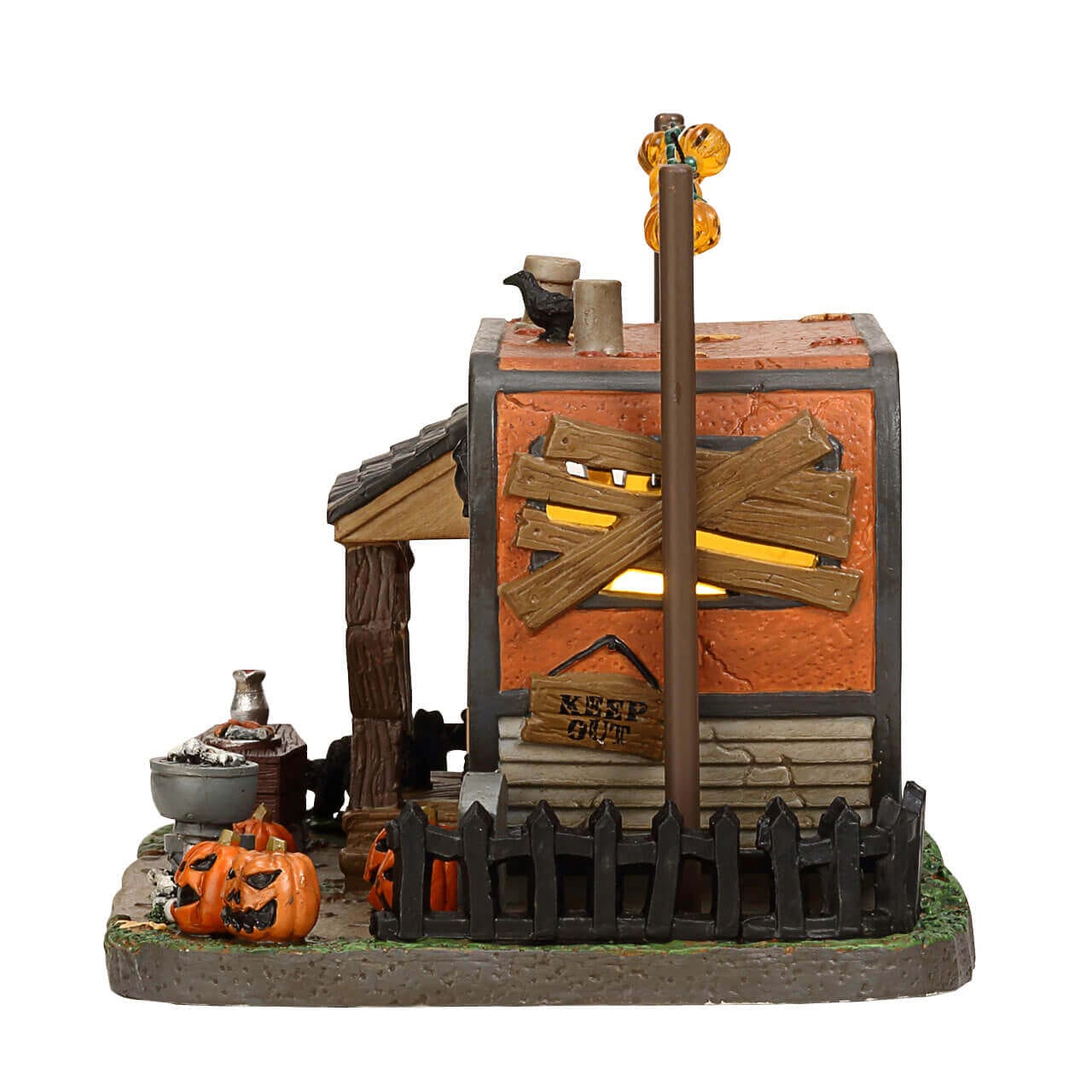 lemax-creepy-camper-beleuchteter-spooky-town-wohnwagen image 2
