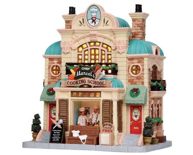 lemax-marcel-s-cooking-school-weihnachtsdorf-geb-ude image 1