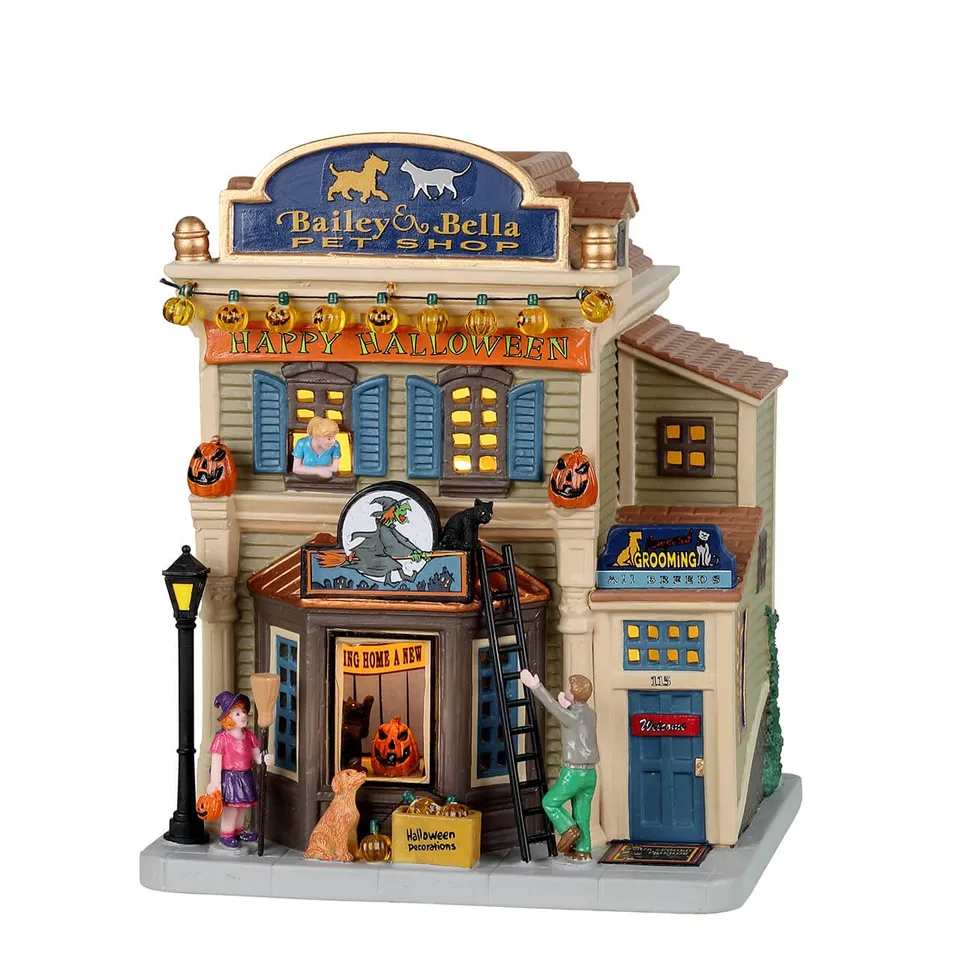 lemax-bailey-bella-pet-shop-halloween-haus image 1