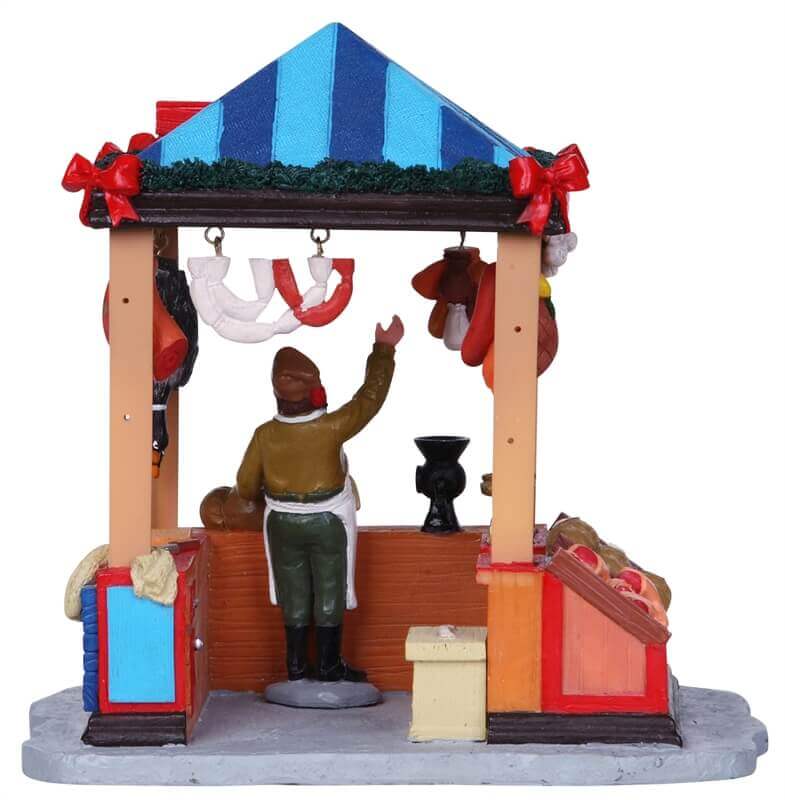 lemax-butcher-s-market-stall-miniatur-marktstand-f-r-weihnachtsdorf image 3