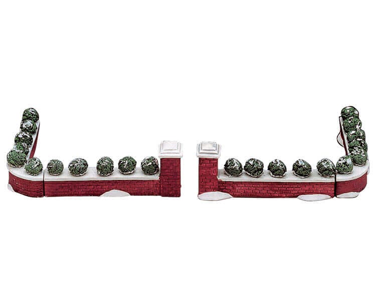 lemax-brick-wall-set-of-6-miniatur-ziegelmauern image 1