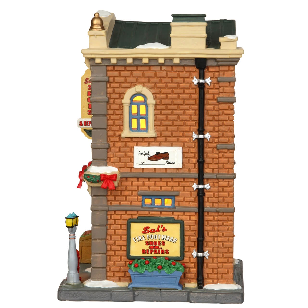 lemax-sal-s-shoes-repairs-beleuchtetes-dorfhaus-schuhmacher image 3