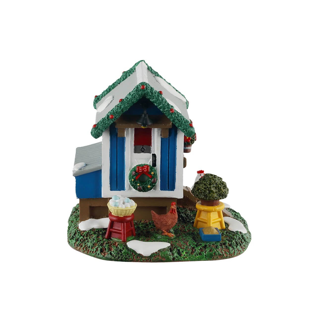 lemax-backyard-chicken-coop-miniatur-h-hnerstall-szene image 2