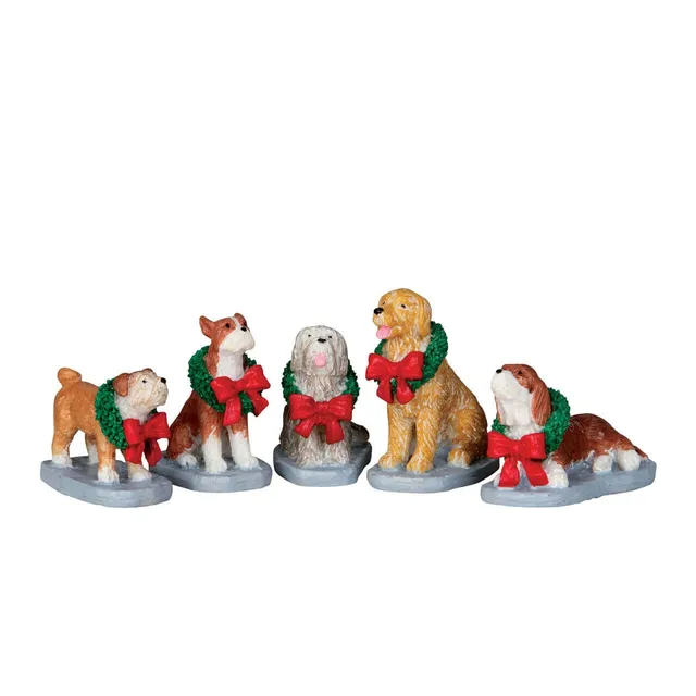 lemax-christmas-pooch-set-of-5-hunde-figuren image 1