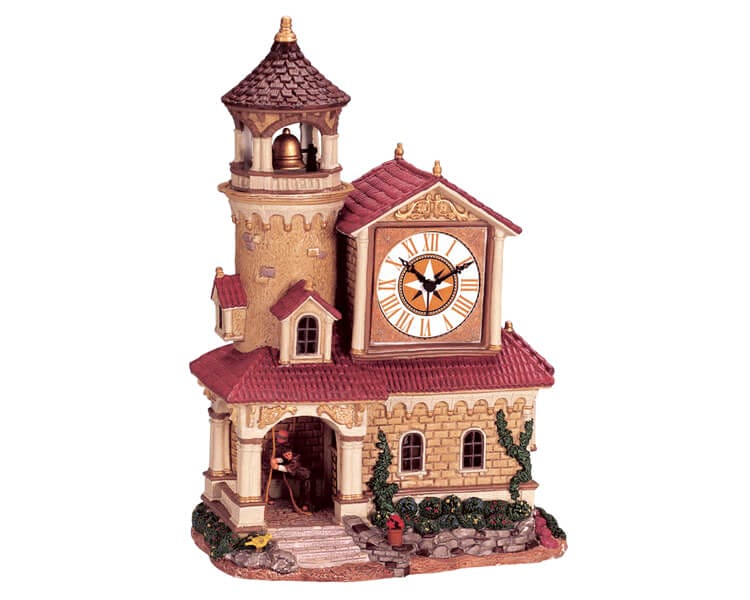 lemax-tuscany-bell-tower-glockenturm-miniatur-haus image 2