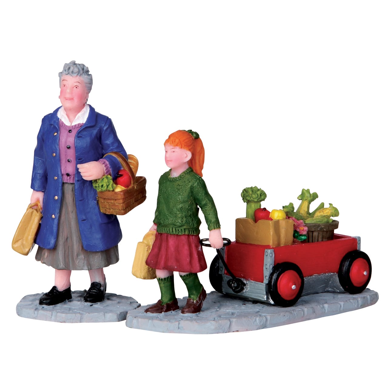 lemax-shopping-with-grandma-miniaturfigur-weihnachtsdorf image 1