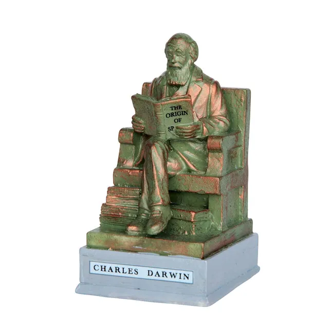 lemax-park-statue-charles-darwin-miniaturstatue image 1
